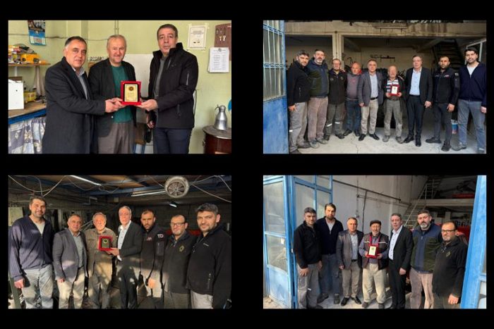 Madeni İş Odası’ndan Ustalara Vefa Ziyareti