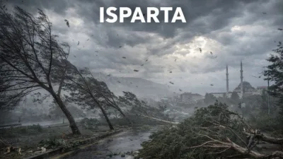 Son meteorolojik değerlendirmelere göre, Isparta ili genelinde kuvvetli rüzgâr ve
