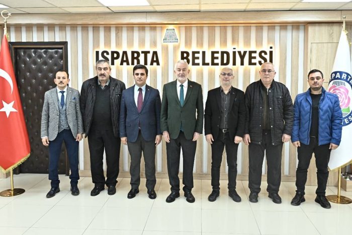 Isparta Özel Halk Otobüsleri Kooperatifi Yönetimi, Başkan Başdeğirmen’i Ziyaret Etti