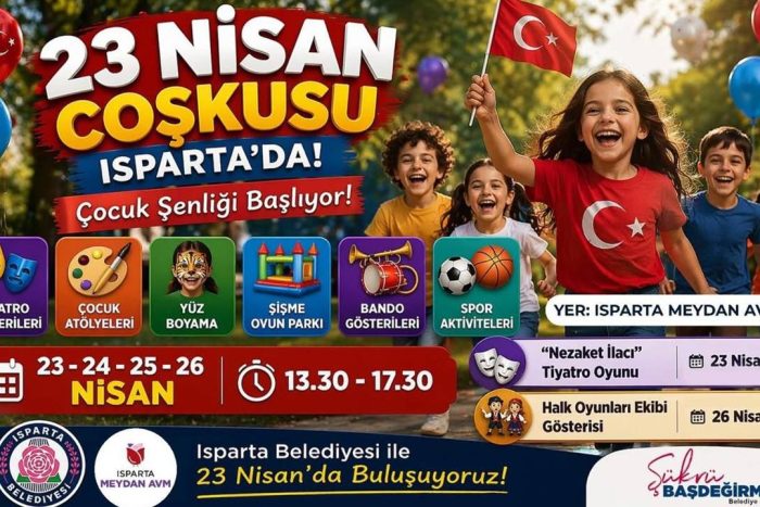 Isparta Belediyesi’nden Çocuk Şenliği