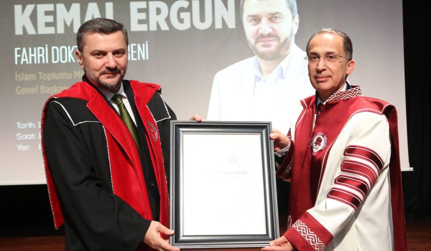 SDÜ’den Kemal Ergün’e Fahri Doktora Unvanı