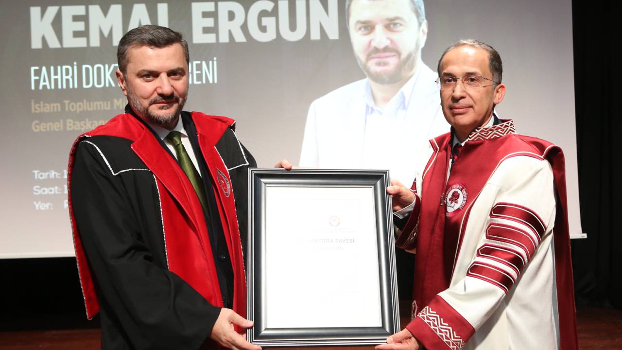 SDÜ’den Kemal Ergün’e Fahri Doktora Unvanı