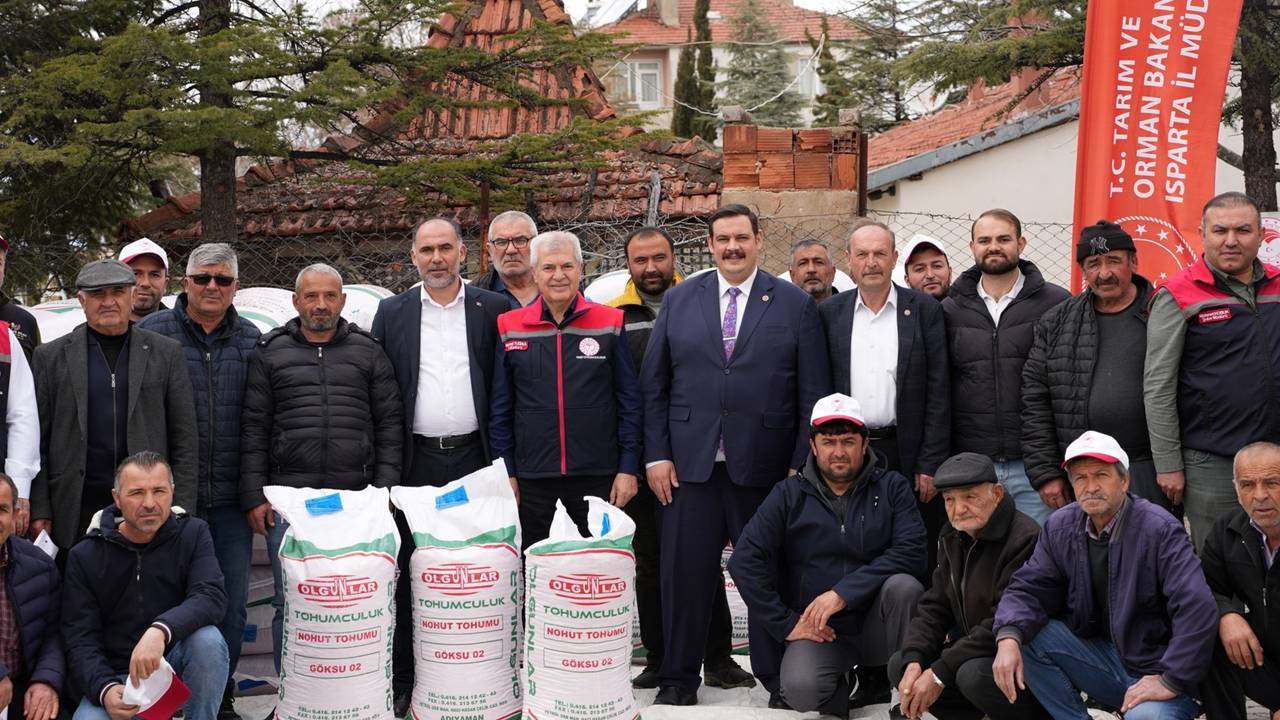 Isparta’da Çiftçiye Tohum Desteği: 49 Ton Tohum Dağıtıldı