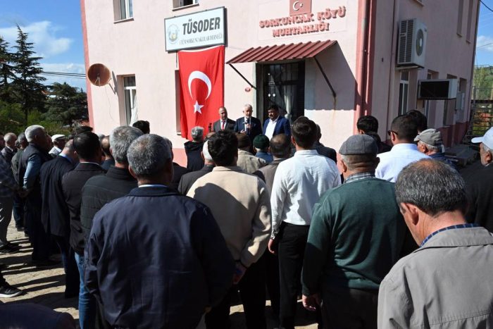Sorkuncak Köyü’nde Başkan Başdeğirmen’e Yoğun İlgi
