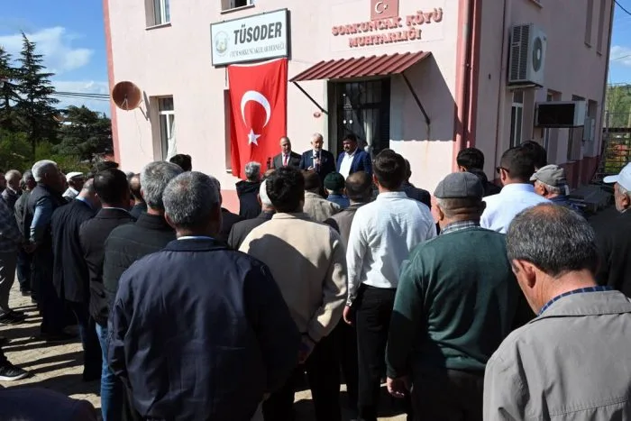 Sorkuncak Köyü’nde Başkan Başdeğirmen’e Yoğun İlgi