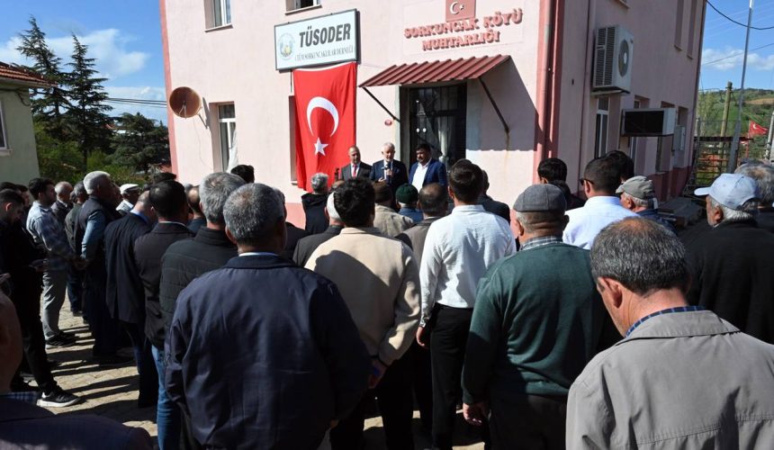 Sorkuncak Köyü’nde Başkan Başdeğirmen’e Yoğun İlgi