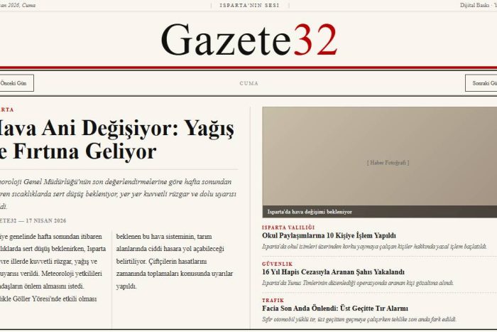 Gazete32 Dijital Gazete Yenilendi: Daha Hızlı, Daha Okunaklı
