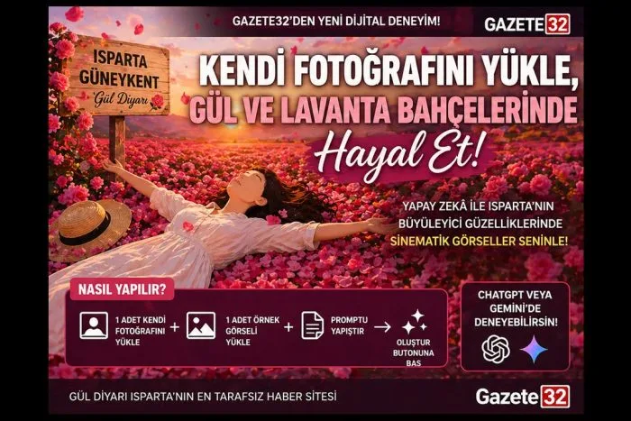 Yapay Zeka ile Gül ve Lavanta Bahçesinde Fotoğraf Dönemi