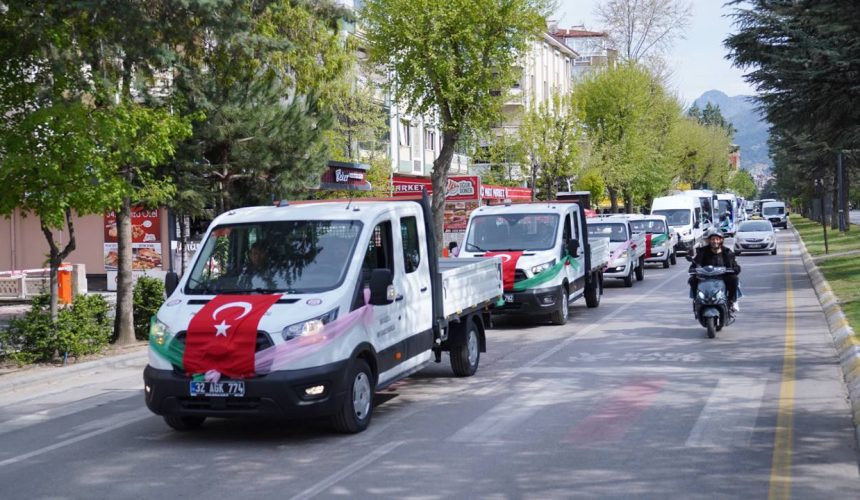 Isparta Belediyesi’nin 13 Yeni Hizmet Aracı Göreve Başladı