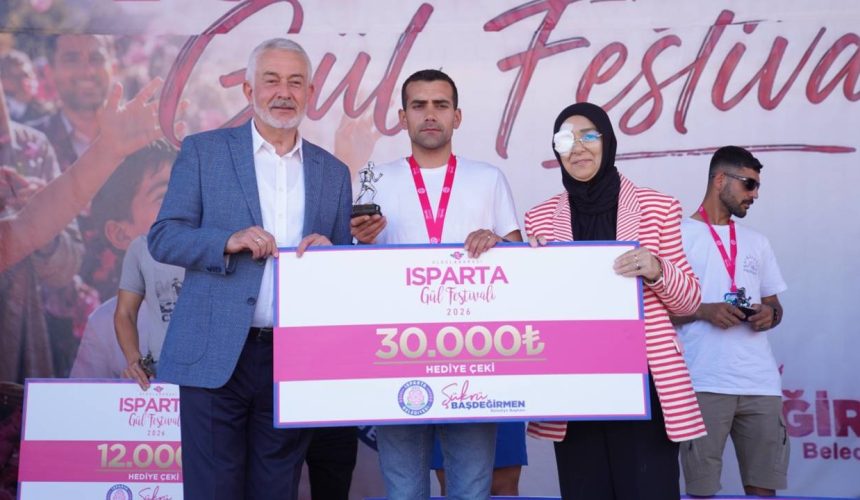 Gül Festivali’nde 533 Sporcu 32 Kilometre Boyunca Pedal Çevirip Koştu!
