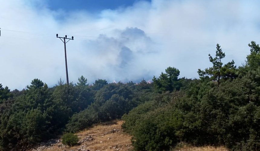 Eğirdir Beydere’de Orman Yangını: Ekipler Müdahale Ediyor