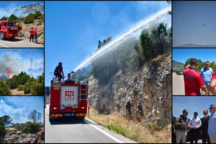 Eğirdir Beydere ve Bağören’de Orman Yangını: Devlet Tüm İmkanlarıyla Sahada!