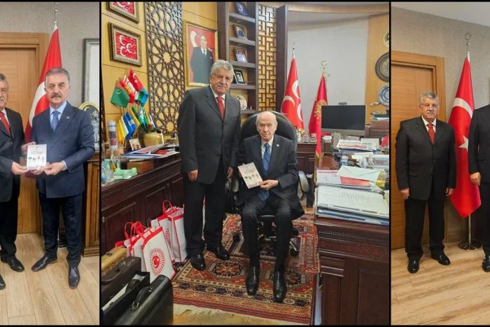 Senirkent Belediye Başkanı Hüseyin Baykal’dan MHP Lideri Devlet Bahçeli’ye Makamında Ziyaret