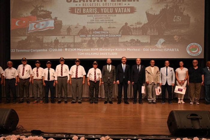 Isparta’da Anlamlı Etkinlik! Vali Erin: “Kıbrıs Hiçbir Zaman Rum Adası Olmayacak”