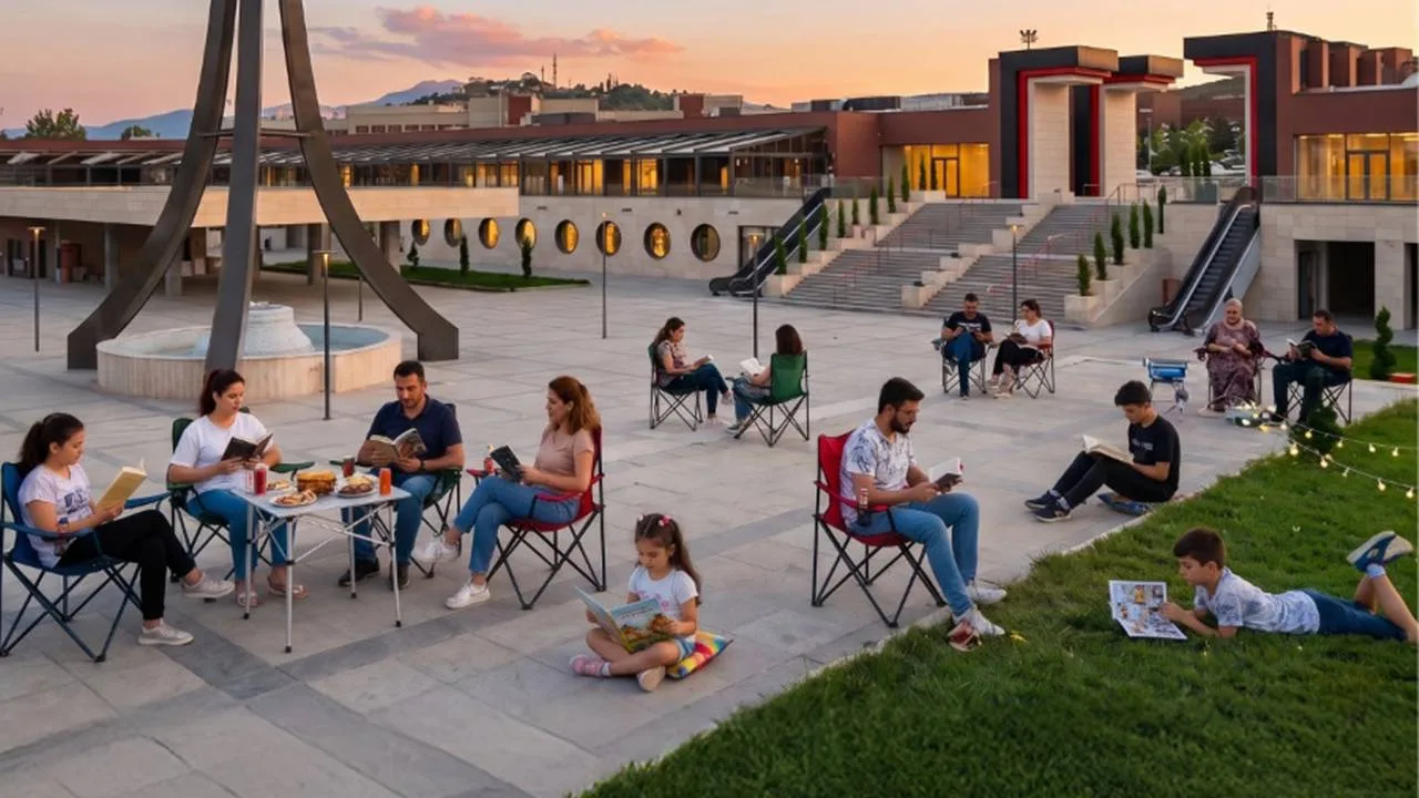 Isparta’da kitap okuma alışkanlığını yaygınlaştırmak ve sosyal bir ortam oluşturmak amacıyla anlamlı bir etkinlik düzenleniyor. Organizasyonda, kitapseverler her cumartesi günü saat 19.00'da SDÜ AVM Sosyal Yaşam Merkezi'nde bir araya geliyor.

"Kitabını, sandalyeni kap, çocuğunla gel" sloganıyla düzenlenen buluşmalarda aileler ve her yaştan vatandaş açık havada kitap okumanın keyfini yaşıyor. Etkinlik akışına göre;

19:00 - 21:00 saatleri arasında kitap okuma saati gerçekleştiriliyor.

21:00 - 23:00 saatleri arasında ise müzikli eğlence ile katılımcılar keyifli vakit geçiriyor.

Güzel dostluklar kurmak, keyifli sohbetler etmek ve çocuklarla birlikte verimli zaman geçirmek isteyen herkesin davet edildiği bu sosyal buluşma, Isparta'da kitapseverleri buluşturmaya devam ediyor.