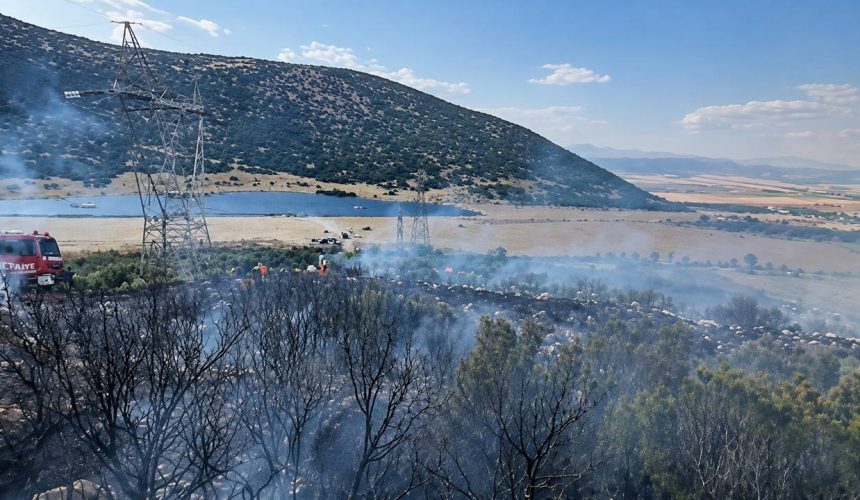 Isparta’da Korkutan Orman Yangını: Ekipler Zamanında Müdahale Etti