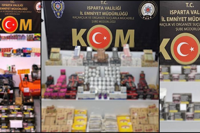 Isparta Emniyetinden Kaçakçılık Operasyonları: Cinsel İçerikli Ürünler Ve Kaçak Tütün Ele Geçirildi
