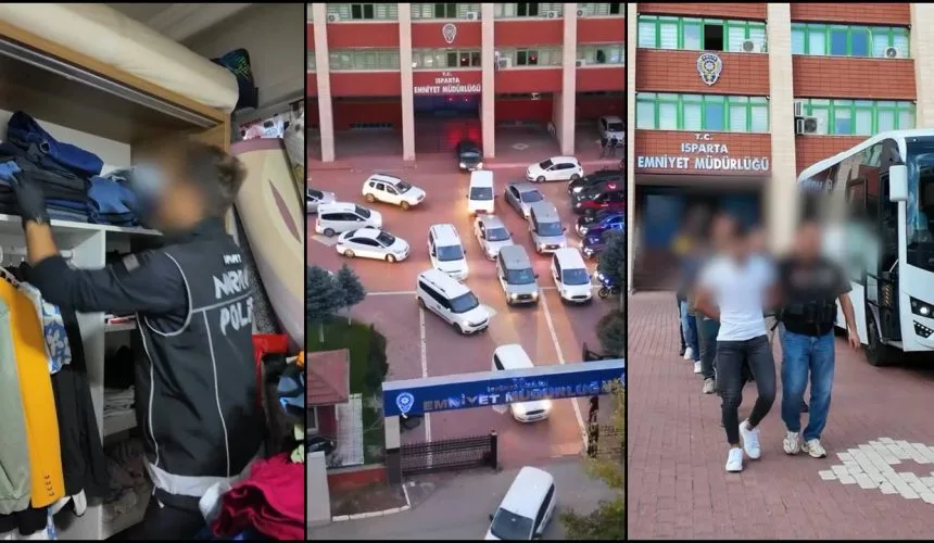 Isparta Emniyetinden Şafak Operasyonu: 145 Personelle 33 Adrese Şok Baskın