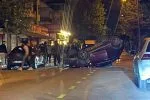 Anadolu Mahallesi’nde Trafik Kazası: Kontrolden Çıkan Araç Takla Attı