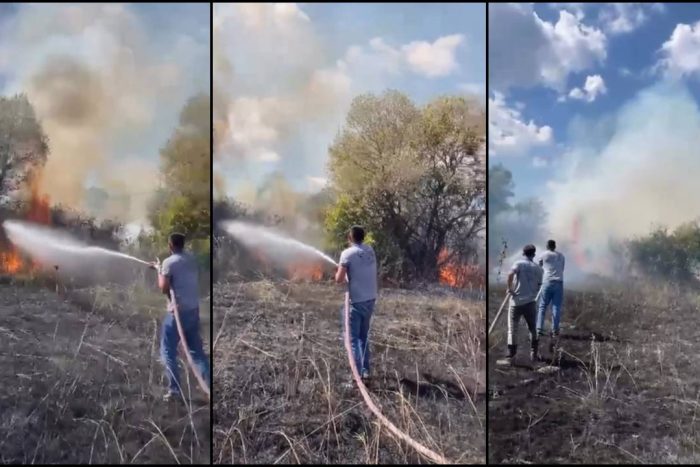 Bağkonak Köyü’nde Yangın: İtfaiye ve Orman Ekipleri Müdahale Ediyor