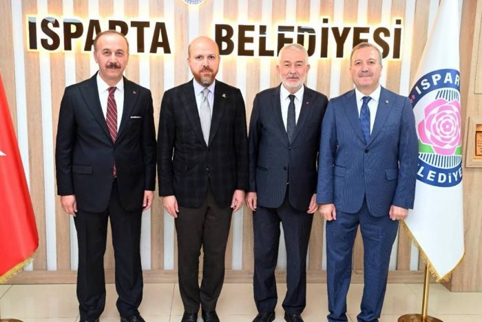 Dünya Etnospor Birliği Başkanı Bilal Erdoğan’dan Isparta Belediyesi’ne Ziyaret