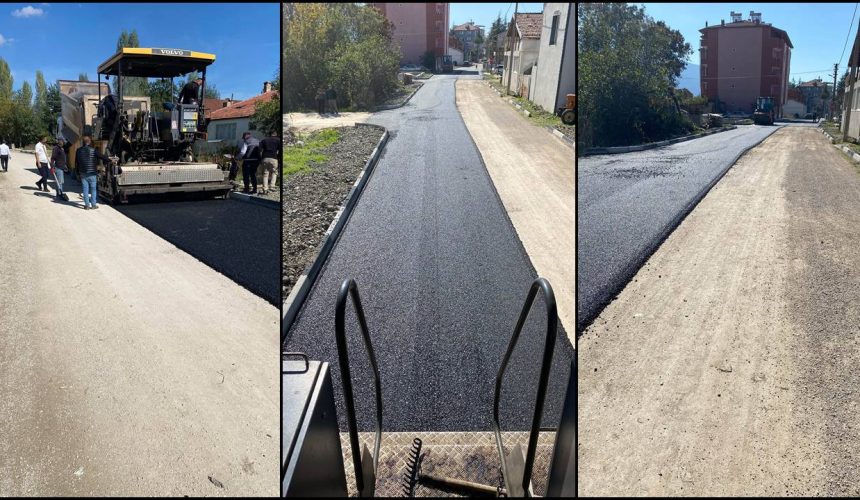 Gelendost’ta Asfalt Çalışmaları Sürüyor: Belediyeden Sürücülere “Ağır Araç” Uyarısı