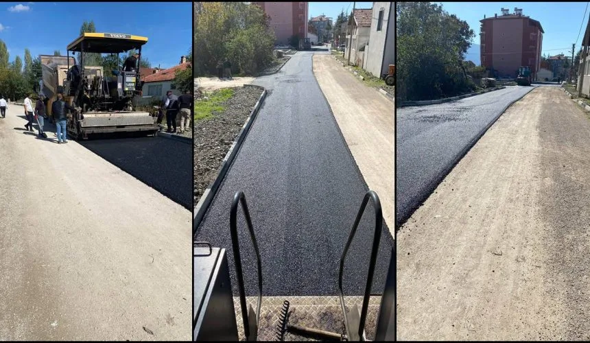Gelendost’ta Asfalt Çalışmaları Sürüyor: Belediyeden Sürücülere “Ağır Araç” Uyarısı