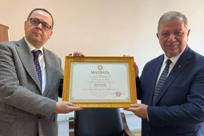 Metin Çelik Mazbatasını Aldı: ITSO’da Yeni Dönem Başladı